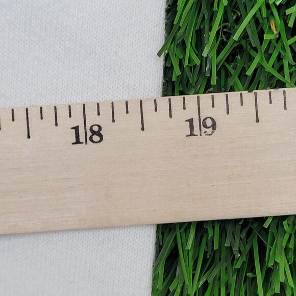 Vintage Waukee Raglan Sweatshirt Womens M 18x22 Neon Rainbow - Picture 5 of 14